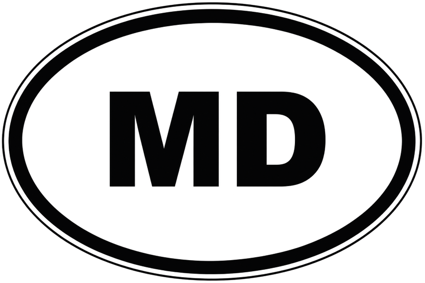 Знак страны MD — Молдова