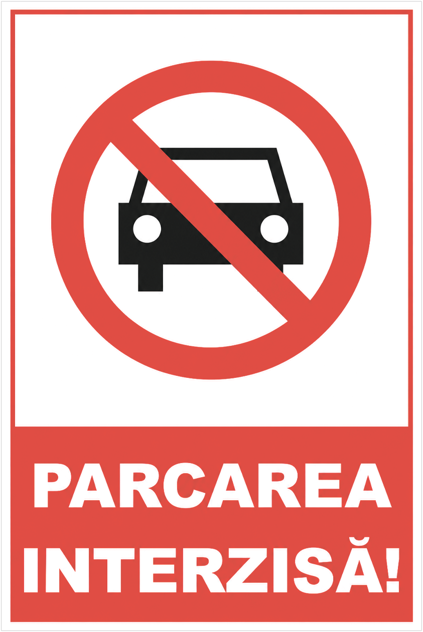 Парковка запрещена — вариант 4