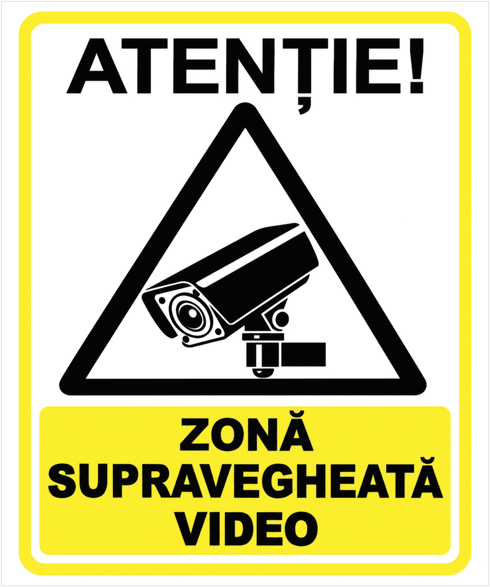 Supraveghere video — varianta 3